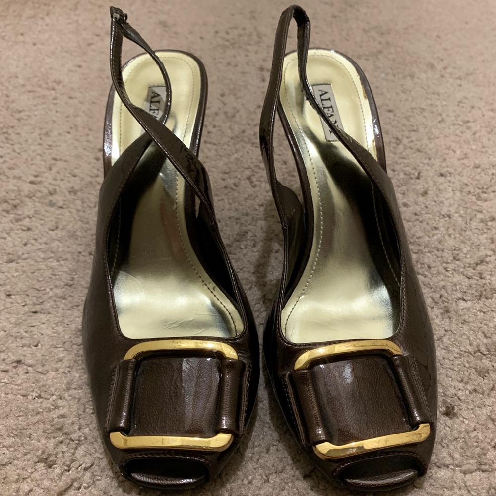 Alfani Sling backs- Dark Brown
